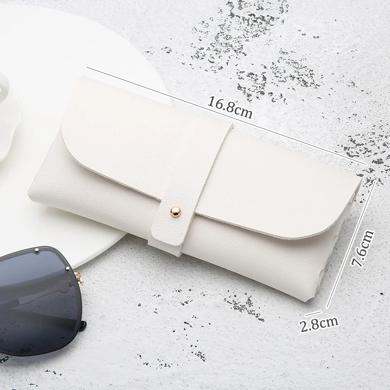 Wholesale Soft Package Leather Sunglasses Case Presbyopia Myopia Glasses Packaging Box Eyes Sunglasses Storage Boxes