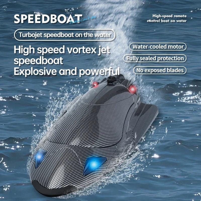 Rc Boat High Speed Racing Ship 25Km/h Waterproof Rechargeable Model Electric Radio Remote Control Speedboat Toys for Boys Gift