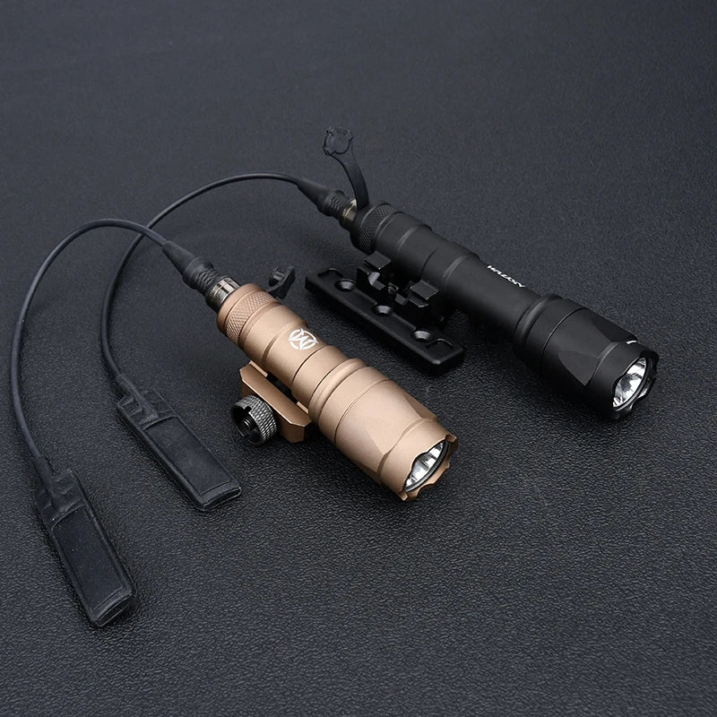 WADSN M600C M300A Tactica Flashlight M-Lok Keymod Offset Mount Rail Hunting Weapon Scout Light M600 M300 Airsoft Accessories