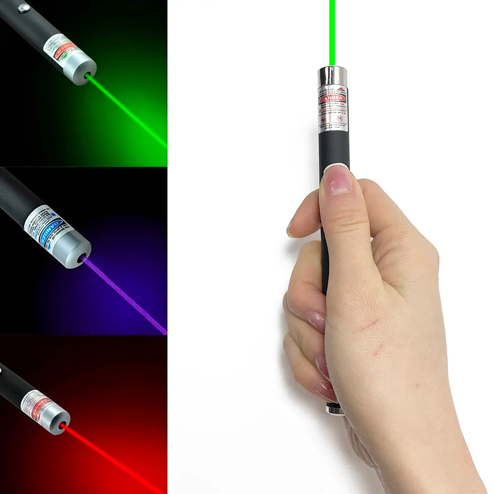 5MW 650nm Green Laser Pen Black Strong Visible Light Beam Laser point 3 colors Powerful Military Laser Pointer Pen Dropshipping