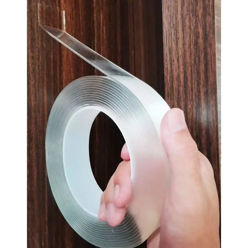 Nano Double Sided Tape Transparent Waterproof Reusable Reuse Home Tapes Super Strong Sticky Glue Car Ornament Kitchen Bathroom