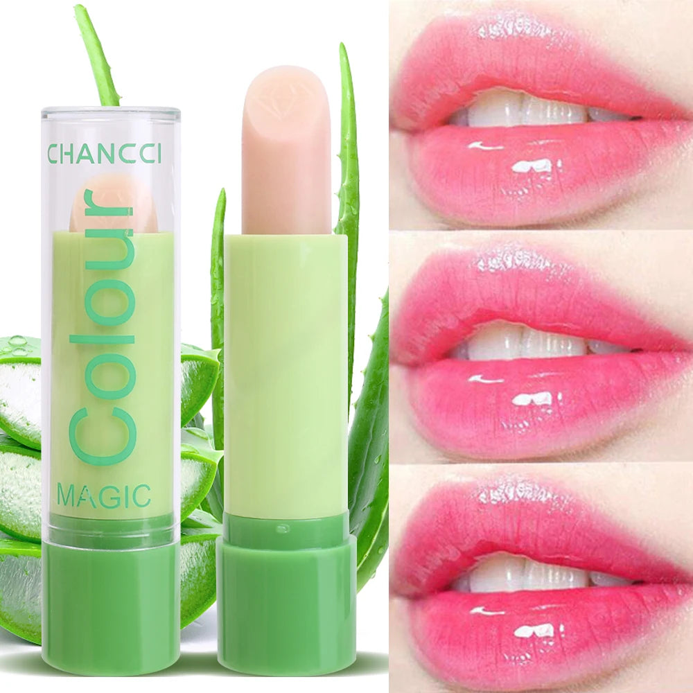 Changing Color Moisturizing Lip Balm Long Lasting Not Easy To Fade Lipstick Lip Care Repair Nouritious Lips Cosmetic Lip Gloss