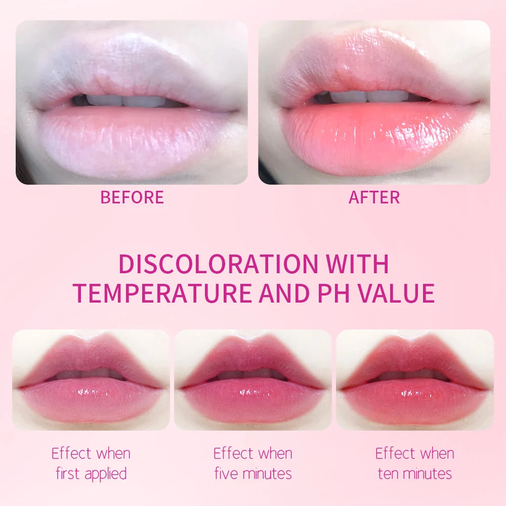 Changing Color Moisturizing Lip Balm Long Lasting Not Easy To Fade Lipstick Lip Care Repair Nouritious Lips Cosmetic Lip Gloss