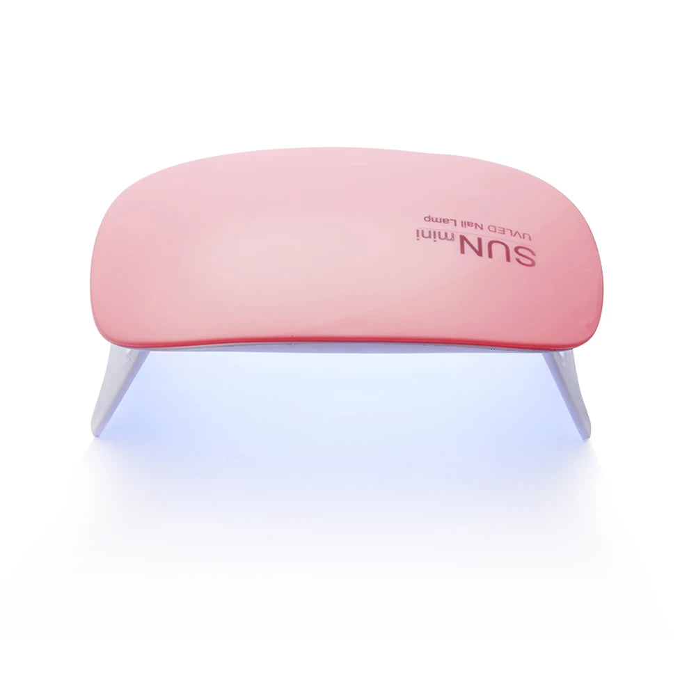 LED Easy Quick Nail Lamp Dryer Portable USB Rechargeable Nail Drying Light Handheld Manicure Salon Home Gel Polish Lamp 395nm