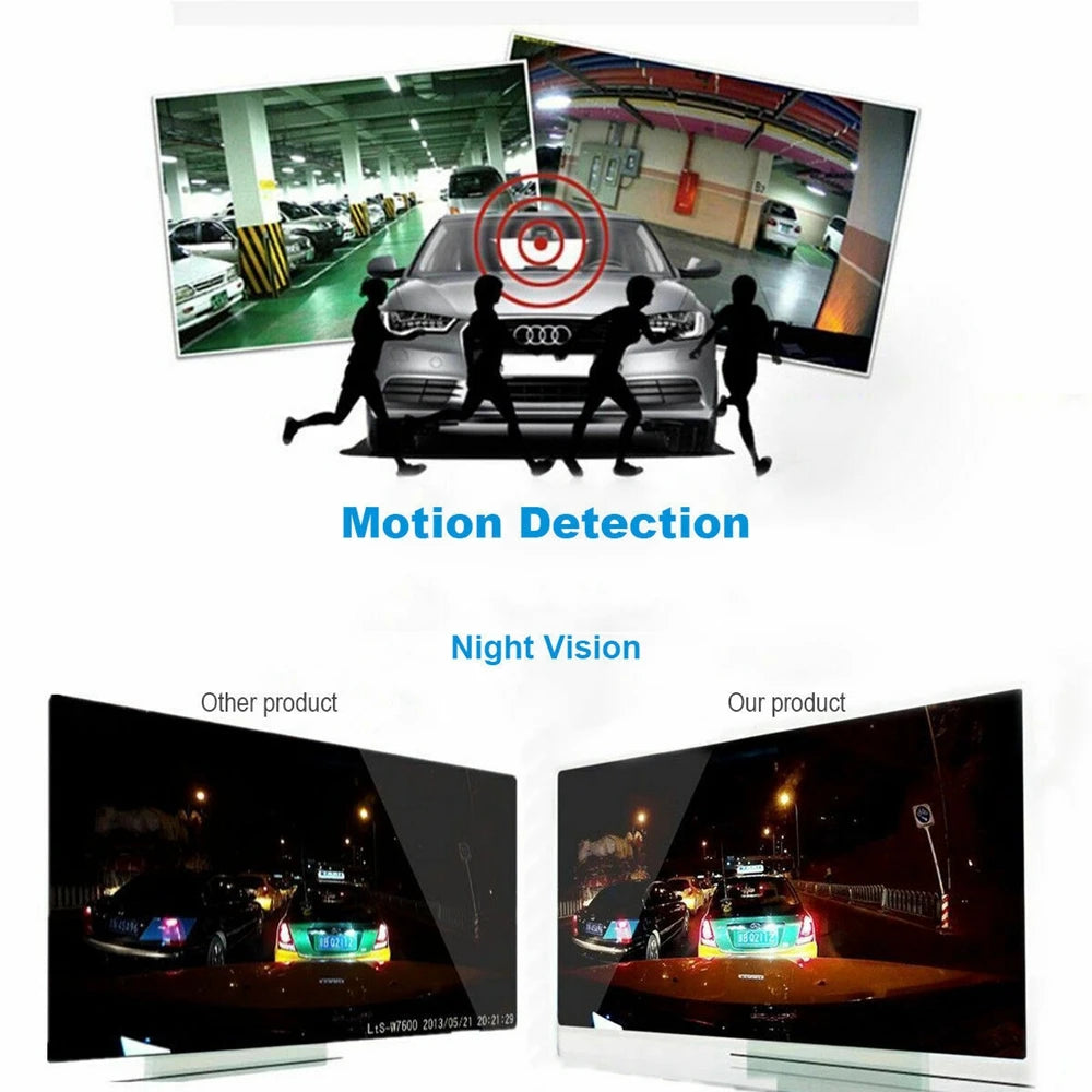 Full HD Car DVR Camera Tachograph Night Vision Digital Car Dash Cam Recorder G-sensor Vehicle Dashboard Camera