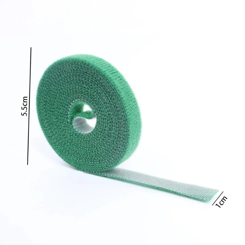 40/2M Reusable Cable Ties Self Adhesive Plant Bandage Fastener Tape Double Side Hook and Loop Organizer Strap Garden Accessories