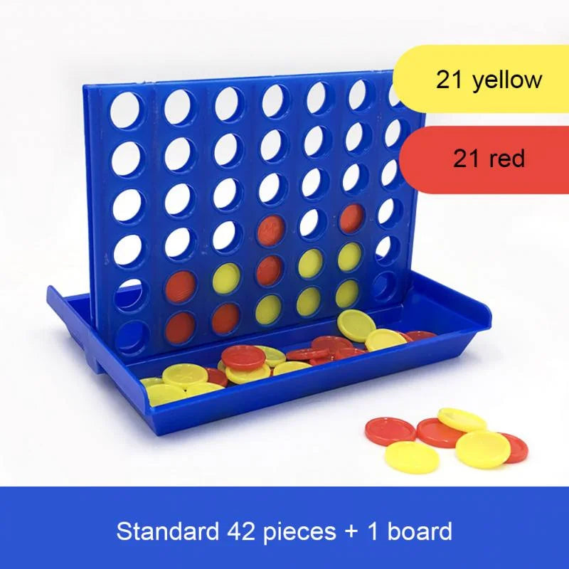 Foldable Connect 4 In A Line Board Game Children's Educational Toys Kids Children Line Up Row Board Puzzle Toys Party Bingo Game