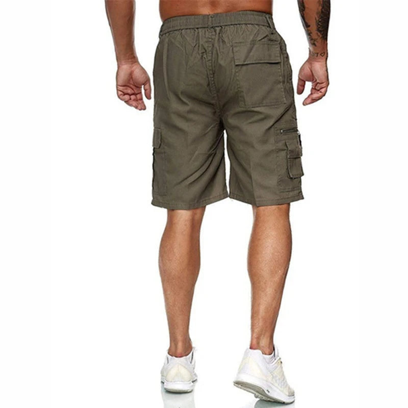 Summer New Men's Casual Work Shorts Loose Casual Tooling Shorts Multi-pocket Summer Outdoor Sports Shorts