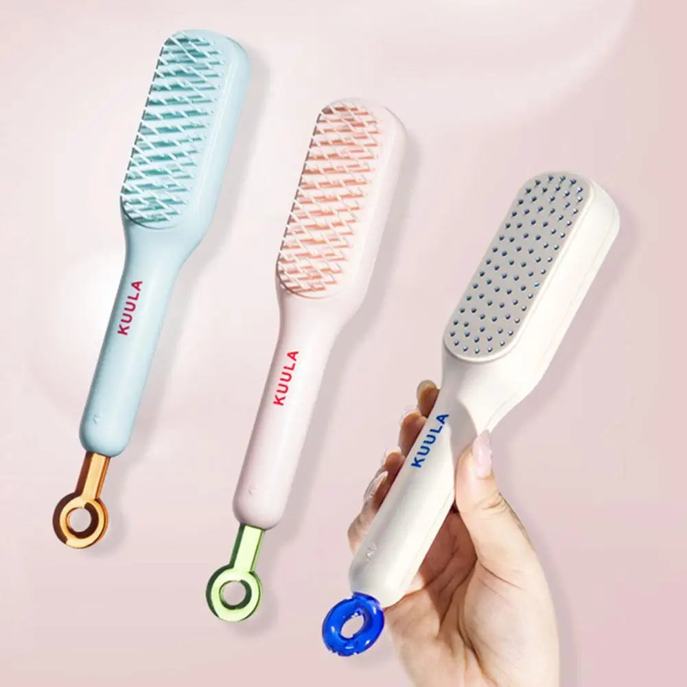 Portable Hair Comb Detangling Hair Brush Anti Static Head Massager Travel Combs Hair Styling Accessories Cleaning Hair Brush