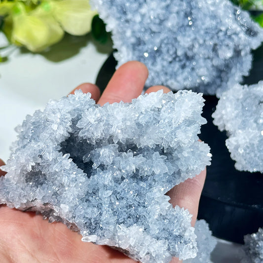 1PC Natural Apophyllite Crystal Specimen,Apophyllite Cluster,Apophyllite And Calcite Together,Home Decor,Natural Healing Crystal