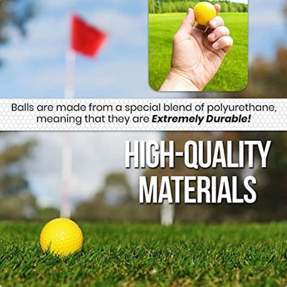 30Pcs/Pack Golf Balls PE Plastic Toy Ball Home Golf Practice Ball Beginner Golf Balls Golf Practice Ball