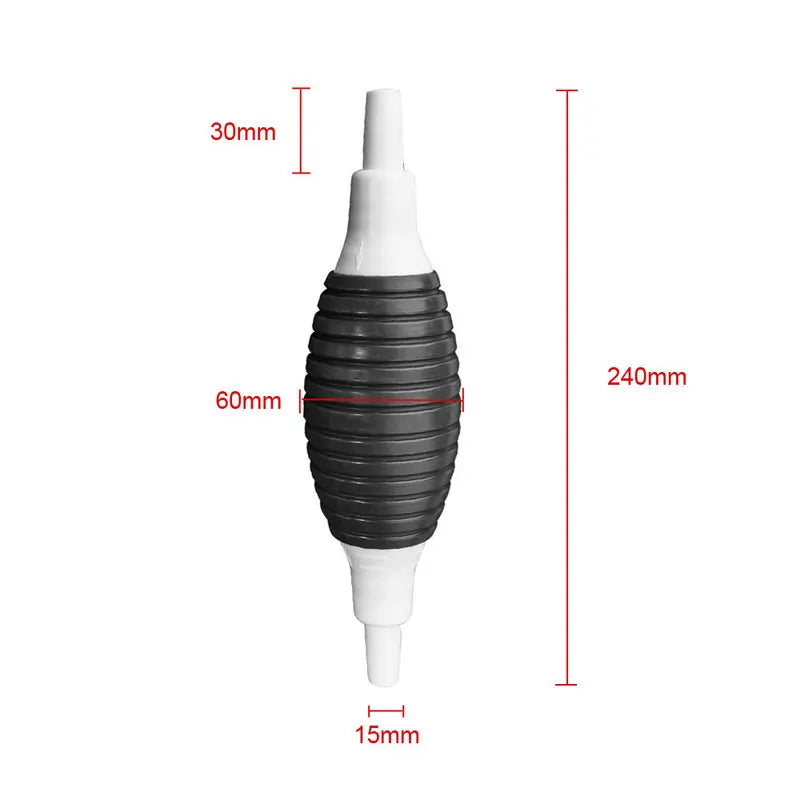 Manual Fuel Pump Transfer Tool High Flow Car Motorcycle Hand Siphon Gasoline Diesel Petrol Liquid Transfer Tool Manual Fuel Pump