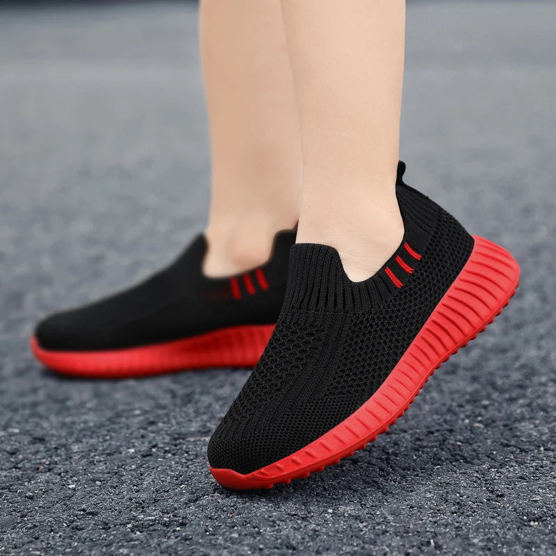 Kids Shoes Boys Running Sport Shoes Children Socks Sneakers Big Girls Breathable Mesh School Shoe Soft Sole Casual Walking Tenis