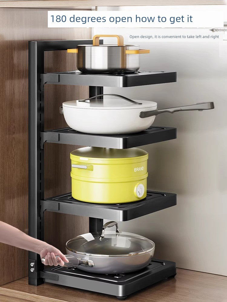 Multi-Layer Cookware Sink Countertop Kitchen Rack