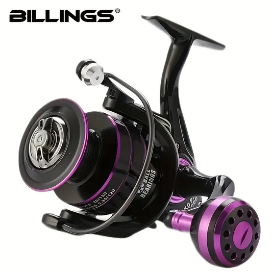 BILLINGS KD 1000-6000 Series, 5.0:1/4.7:1 Gear Ratio, 22LB Max Drag, Metal Rocker,Spinning Fishing Reel,For Freshwater Saltwater