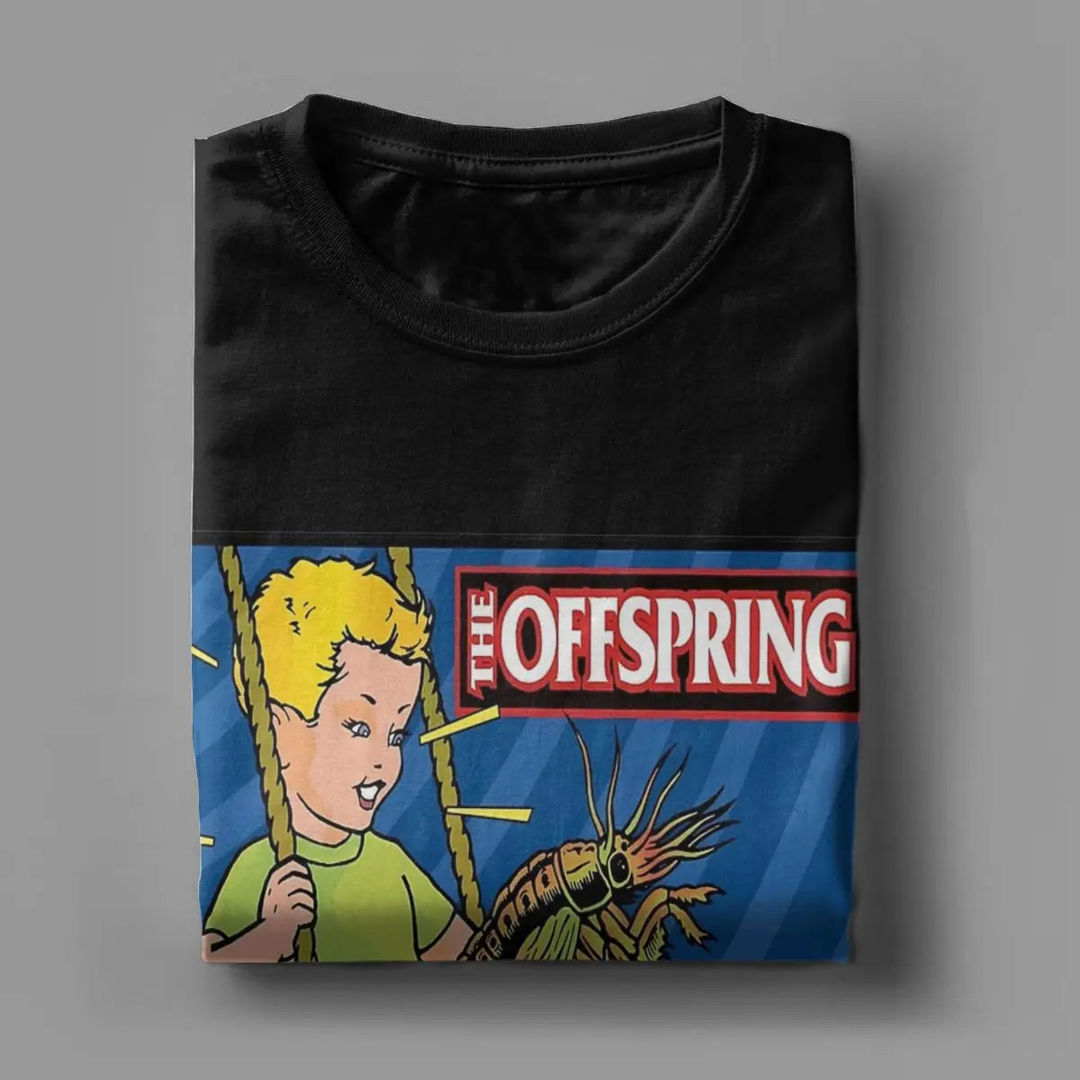 Men's The Offspring T Shirt Pure Cotton Clothes Vintage Short Sleeve Crewneck Tees Party T-Shirt