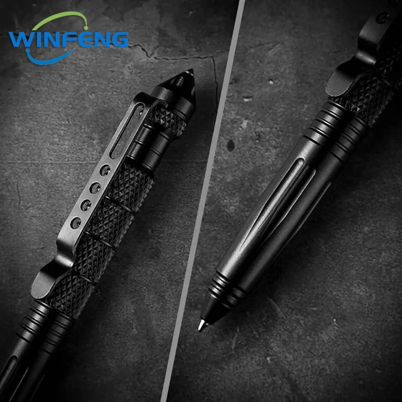 Outdoor Survival Tactical Pen Self Defense Weapons Emergency Hammer Portable Aluminium Self Defense Personal Security Tool