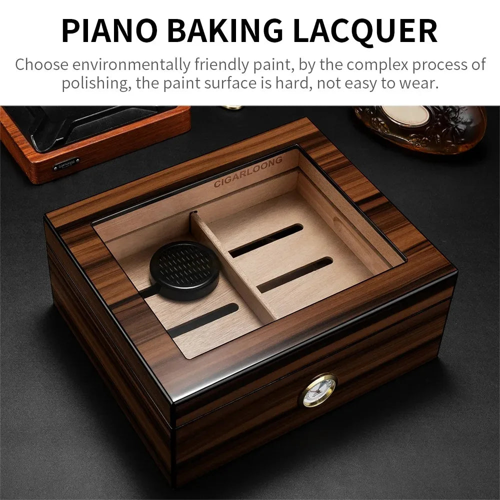 Professional Cases Cigar Humidor for Cigars Box Cigar Travel Humidors Accessories Tenbox Portable Humidifier Lighters Smoking