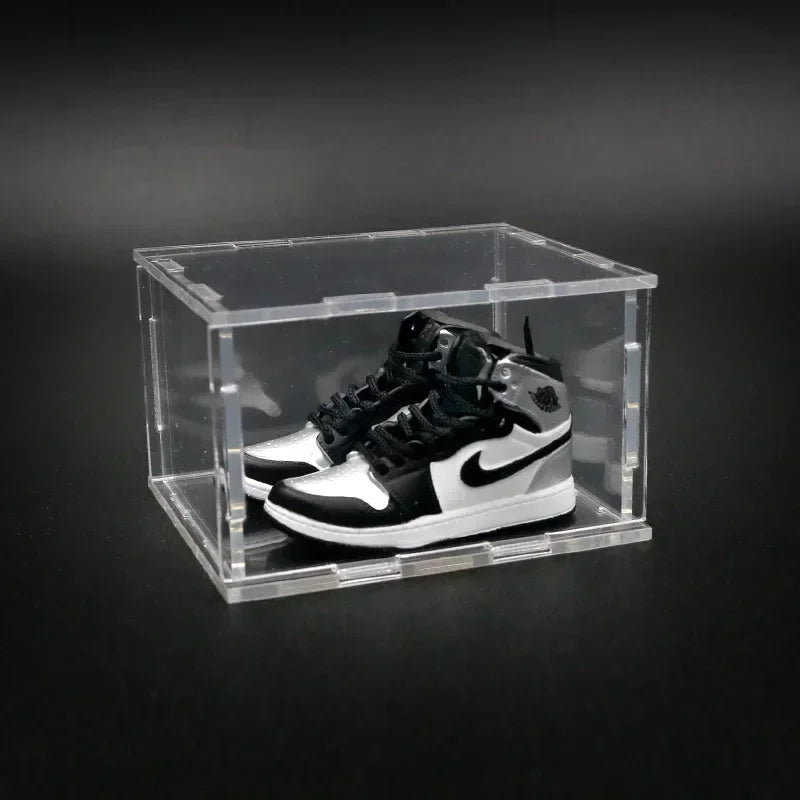 Birthday Gift AJ1 Shoe Model Three-dimensional Sneakers Cake Decoration Car Ornament Jewelry Mini Shoe Model Wall Shoes Gift Box