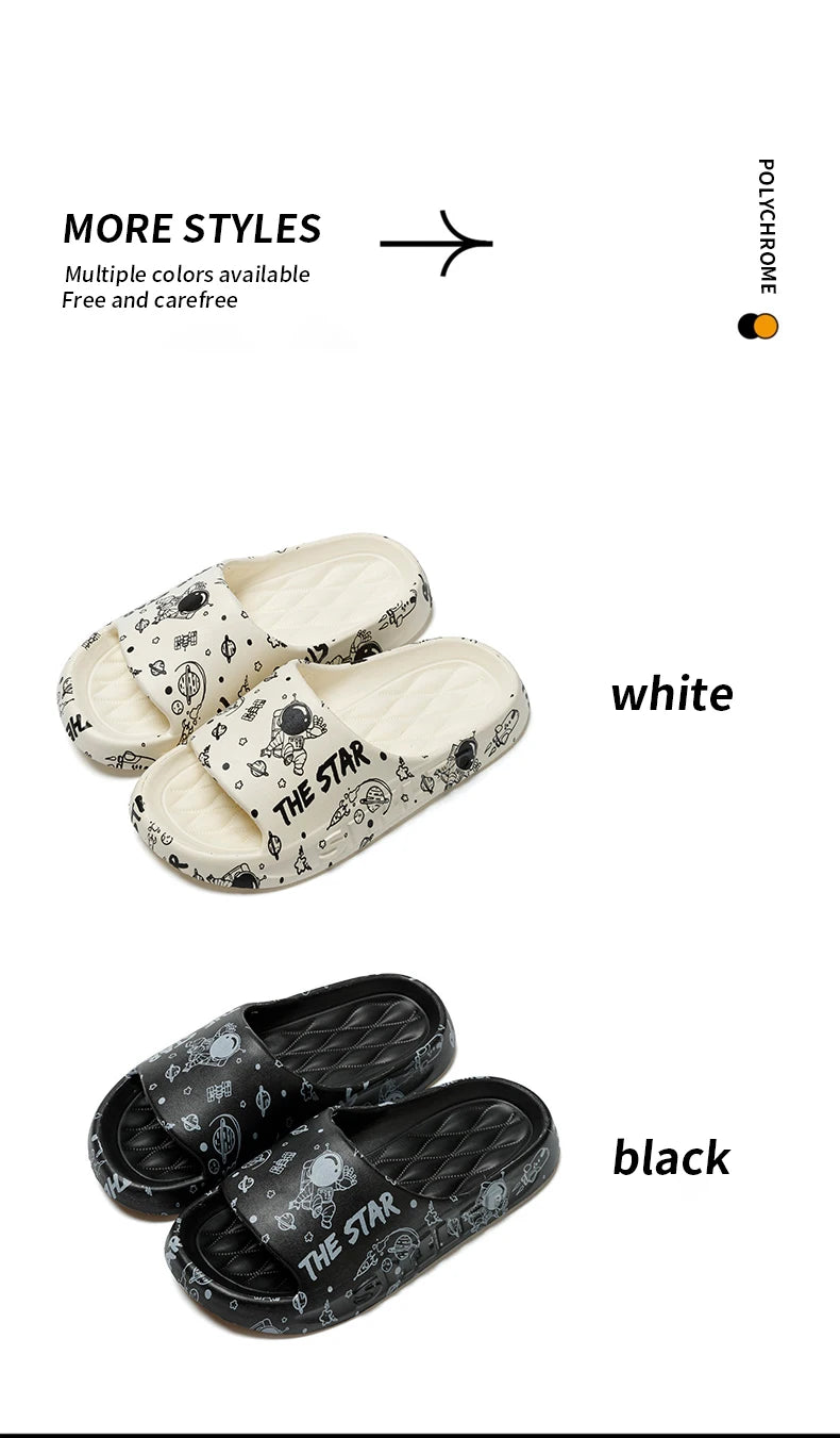 Slippers for women's summer outdoor wear, new indoor home, bathroom, shower, non slip, household slippers for men