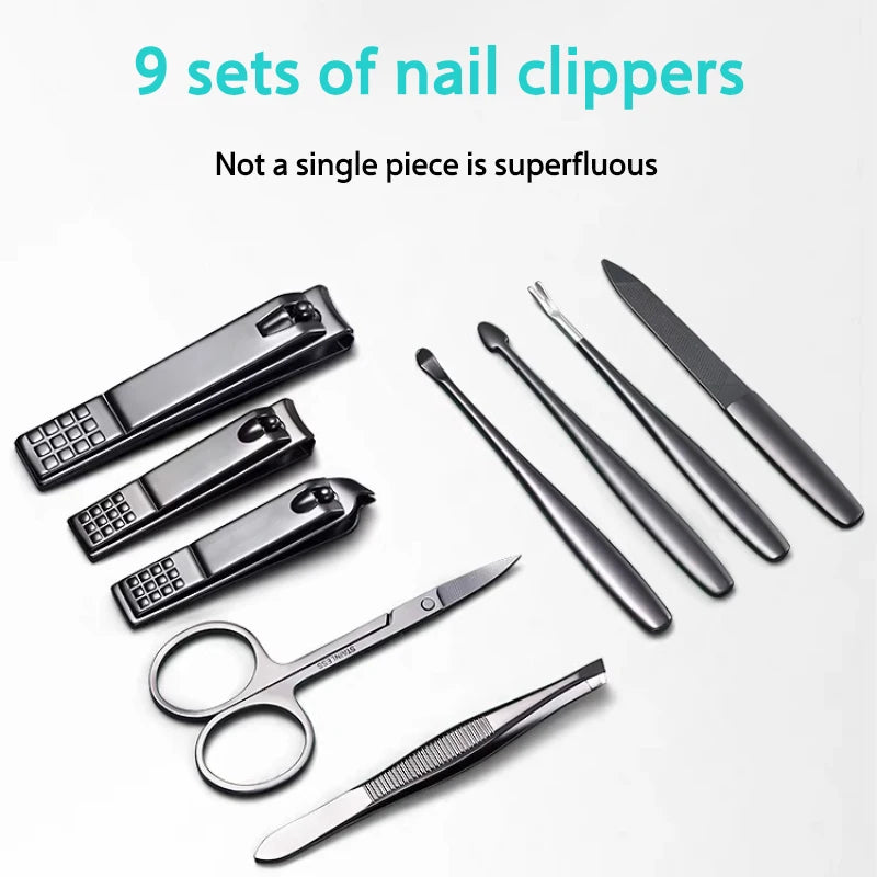 German Nail Clipper Set Home Women's Nail Clippers High-Grade Nail Clippers Scoop Scoop Imported Pedicure Tools