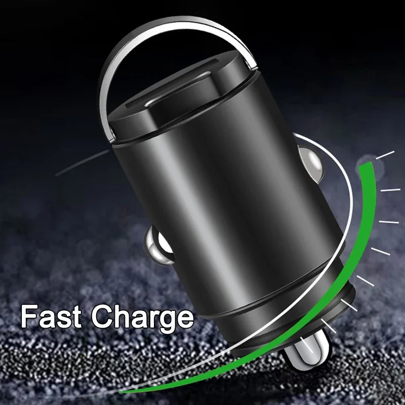 100W Car Charger Lighter PD Fast Charging For IPhone Mini USB Type C Mini Car Phone Charger For Samsung Huawei xiaomi