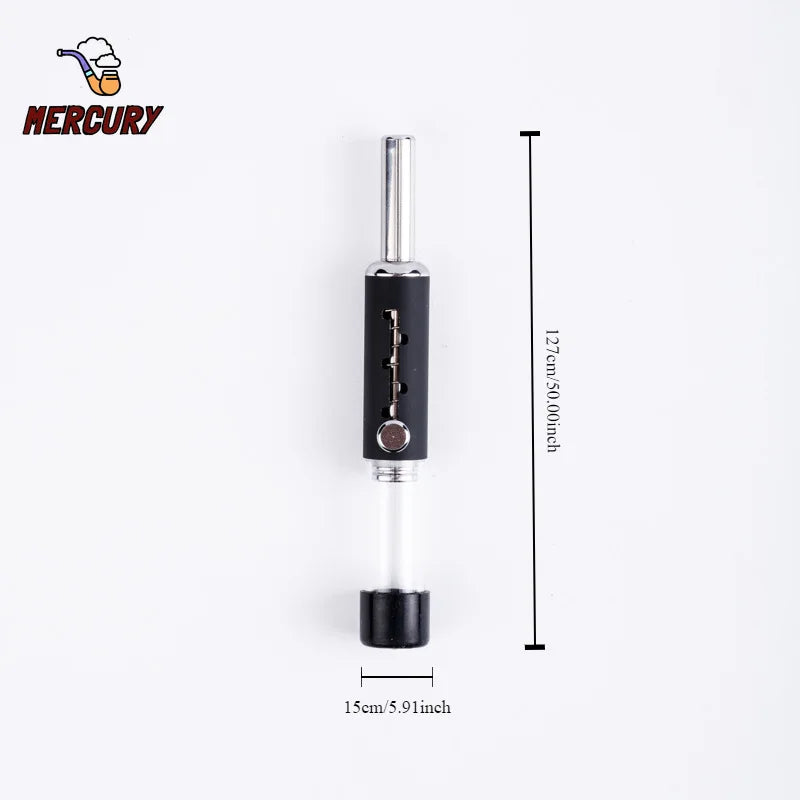 MERCURY New Portable Telescopic Dry Burning Herb Grass Smoking Pipes Adjustable Tobacco Grass Pipes Tube 420 Smoking Accessorie