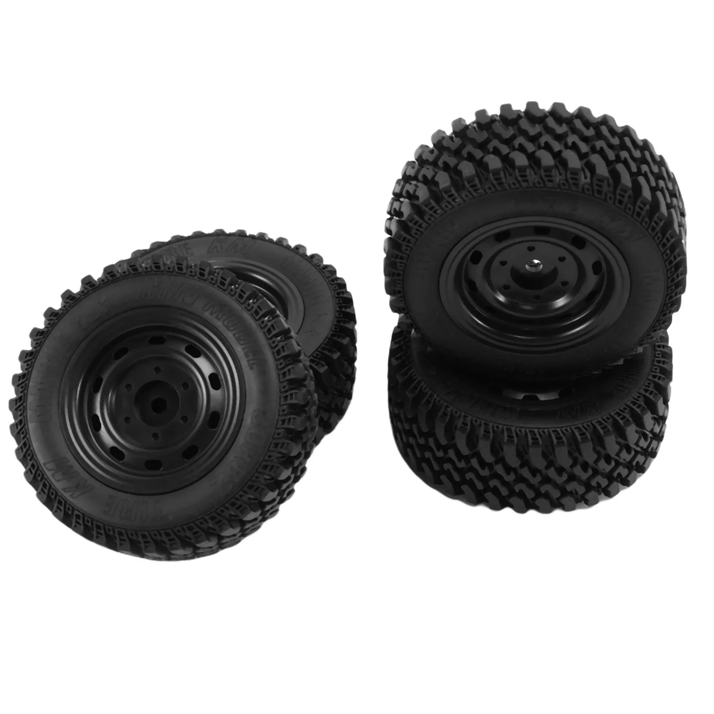 For MN86 Intact 80MM RC Tire RC Rubber Tire Professional Plastic Rubber Tire RC Accessory Upgrade Parts Fit