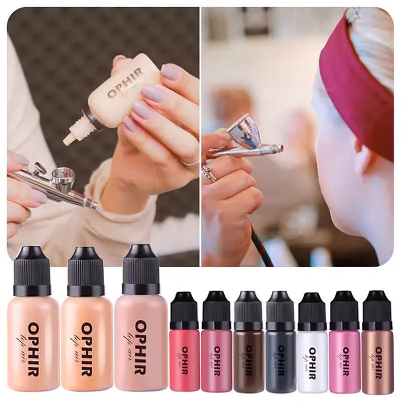 OPHIR Airbrush Water Based Paint for Makeup Eye Shadow Eyeline Airbrush Water Color TA105