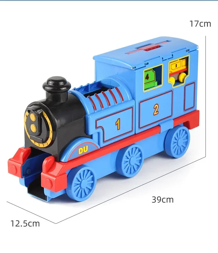 Thomas and Friends Rail Train Suit Racing Track Orbital Set Big Size Train Storage Box Toy Casting Alloy Model Children Toy Gift