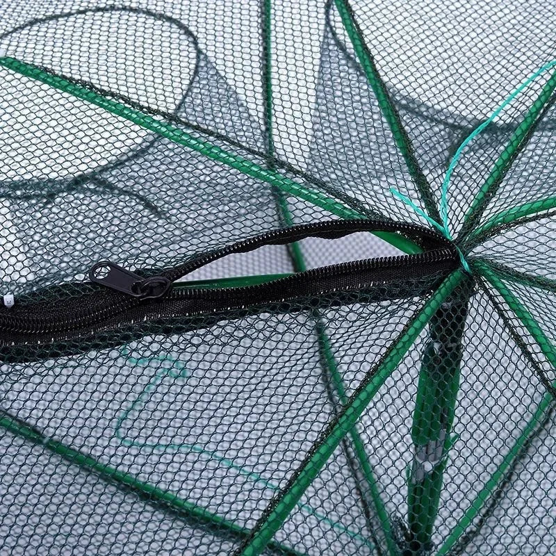 Mesh For Fishing Net/Tackle/Cage Folding Crayfish Catcher Casting/Fish Network Crab/Crayfish/Shrimp/Smelt/Eels Traps fishing