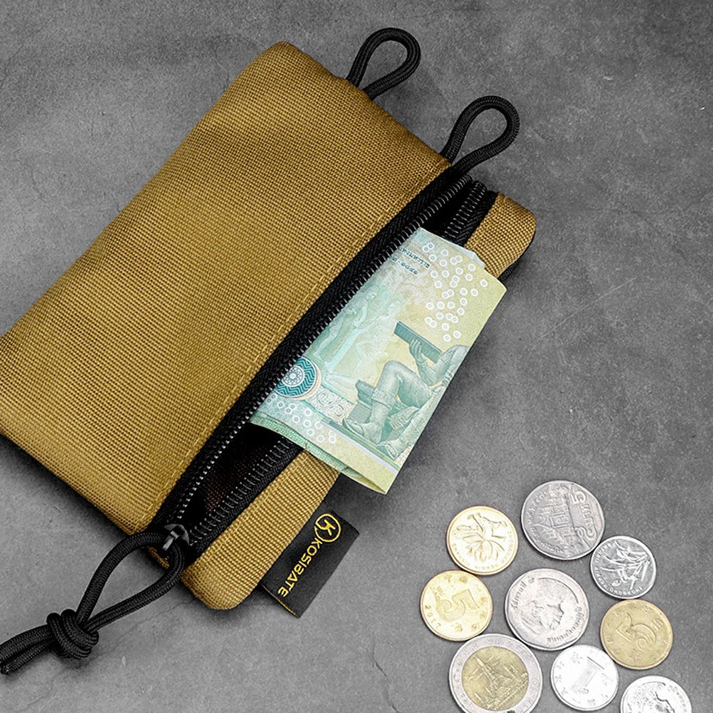 Mini EDC Kit Pouch Sundries Bags Oxford Cloth Storage Bag Purse Key Organizer Outdoor Hunting Bags Pouch Tactical Phone Bags