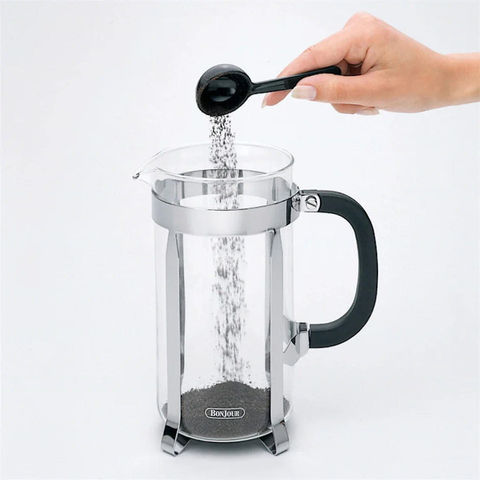 0.6 / 0.35 Liter French Press Coffee Maker Heat Resistant Thickened Borosilicate Glass Stainless Steel Coffee Press