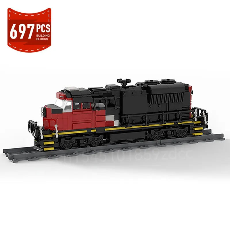 Moc High-Tech City Train Railways Building Blocks Set Retro Steam Train Carriage Bricks Constructor DIY Toys Birthday xmas Gifts