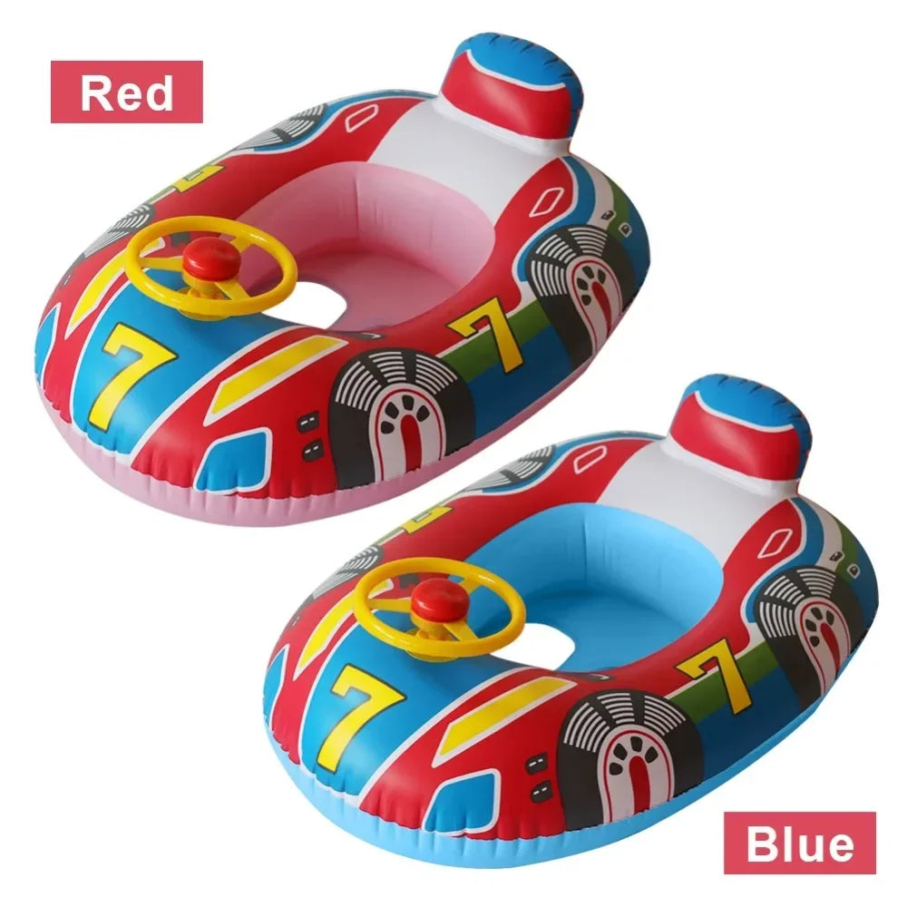 Swimming pool children's inflatable swimming ring thickened baby swimming seat swimming ring swimming accessories water supplies