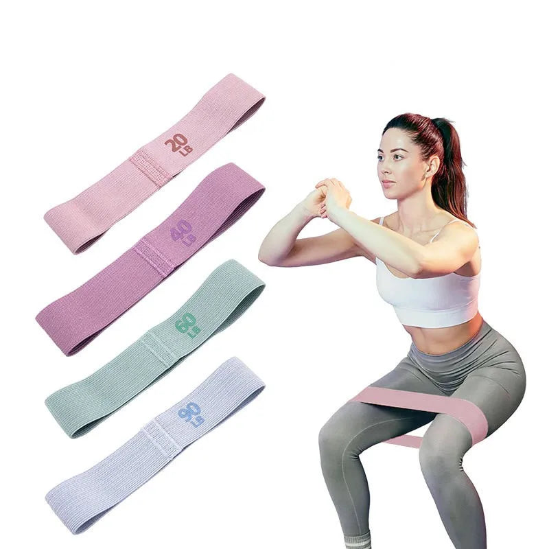 Fabric Elastic Bands Fitness Resistance Bands Yoga Pilates Hip Circle Expander Bands Gym Training Loops Yoga Workout Equipment