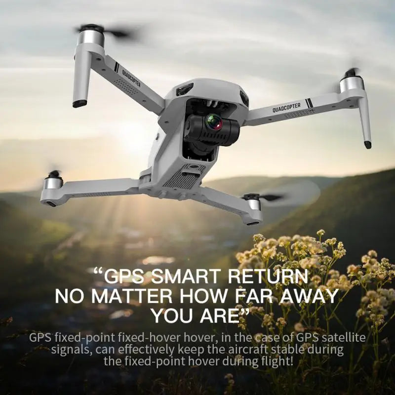 2023 New KF102GPS 4K Drone Professional Dual Camera 2.4G Frequency Anti-Shake Foldable Quadcopter GPS Navigation RC Airplanes