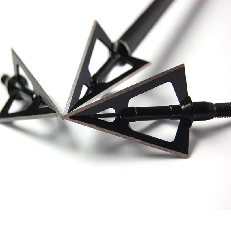 100/125 Grain 3 Blades Arrowhead Tip Point Telflon Surface Treatment Broadhead Bow Hunting Beast Arrow Head