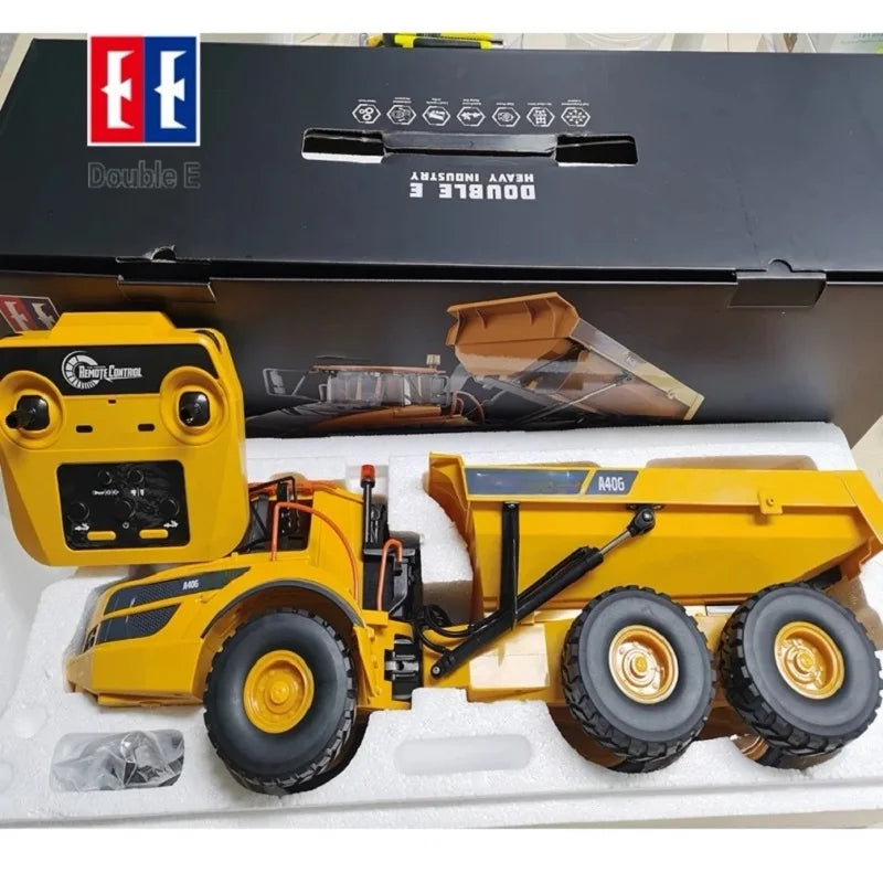 Large RC truck 1:20 Double E E591 A40G Rc Dumper  Cars Trucks Remote Control Car Tractor Articulated Dump Engineering Car toys