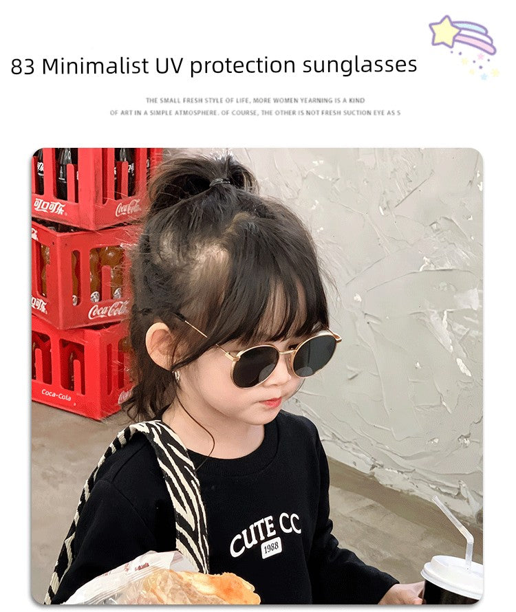 UV Protection Black Boys Baby Girls Sunglasses