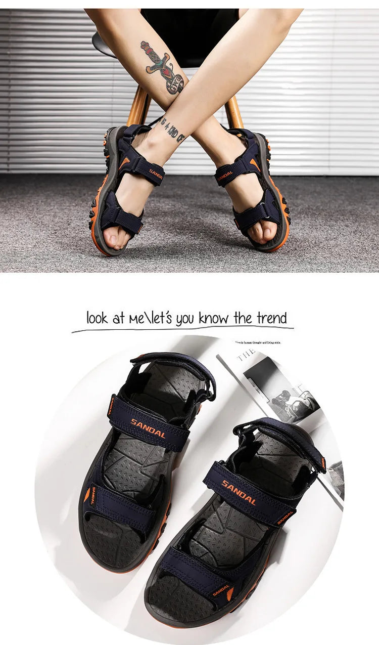 Shoes Men's Sandals Summer  Outdoor Classics Walking Men Sandals Big Size 46 Gladiator Sandalias New Platform Water Footwear