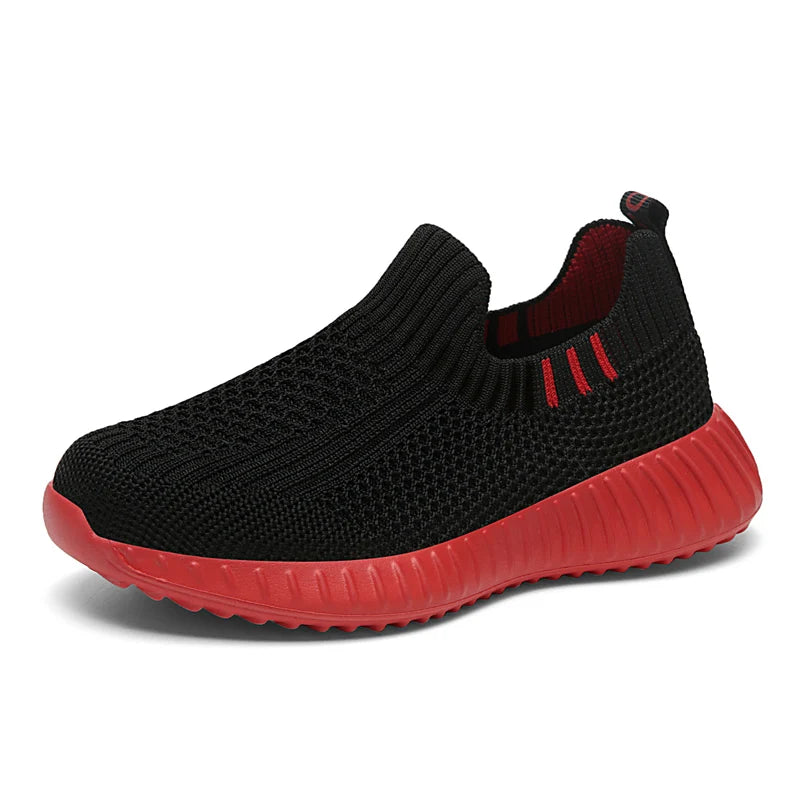 Kids Shoes Boys Running Sport Shoes Children Socks Sneakers Big Girls Breathable Mesh School Shoe Soft Sole Casual Walking Tenis