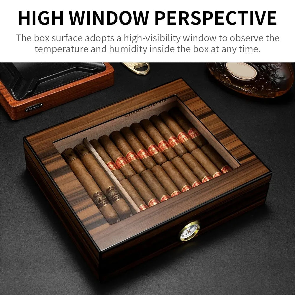 Professional Cases Cigar Humidor for Cigars Box Cigar Travel Humidors Accessories Tenbox Portable Humidifier Lighters Smoking