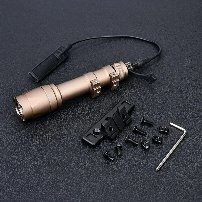 WADSN M600C M300A Tactica Flashlight M-Lok Keymod Offset Mount Rail Hunting Weapon Scout Light M600 M300 Airsoft Accessories