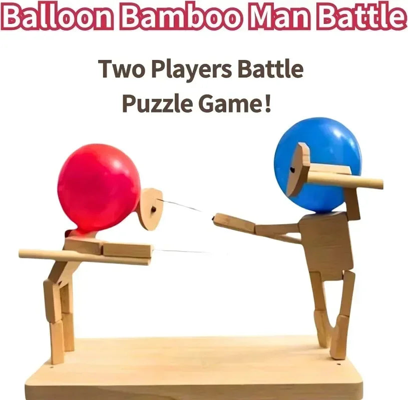 Balloon Fight Bamboo Dueling Balloon Heads Children's Gifts Parent-Child Interactive Games Family Gathering Party Games