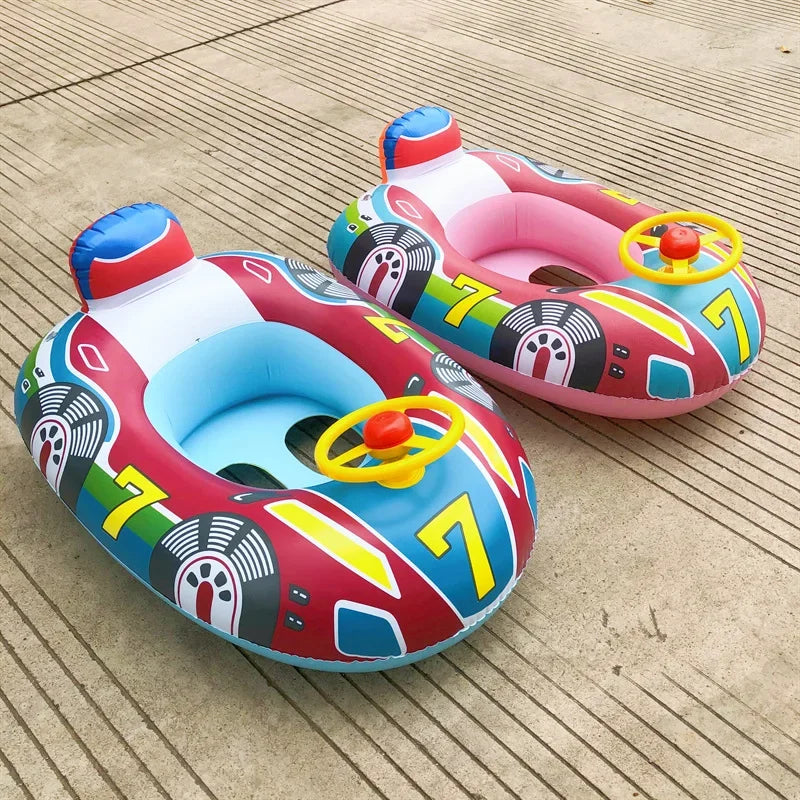 Swimming pool children's inflatable swimming ring thickened baby swimming seat swimming ring swimming accessories water supplies