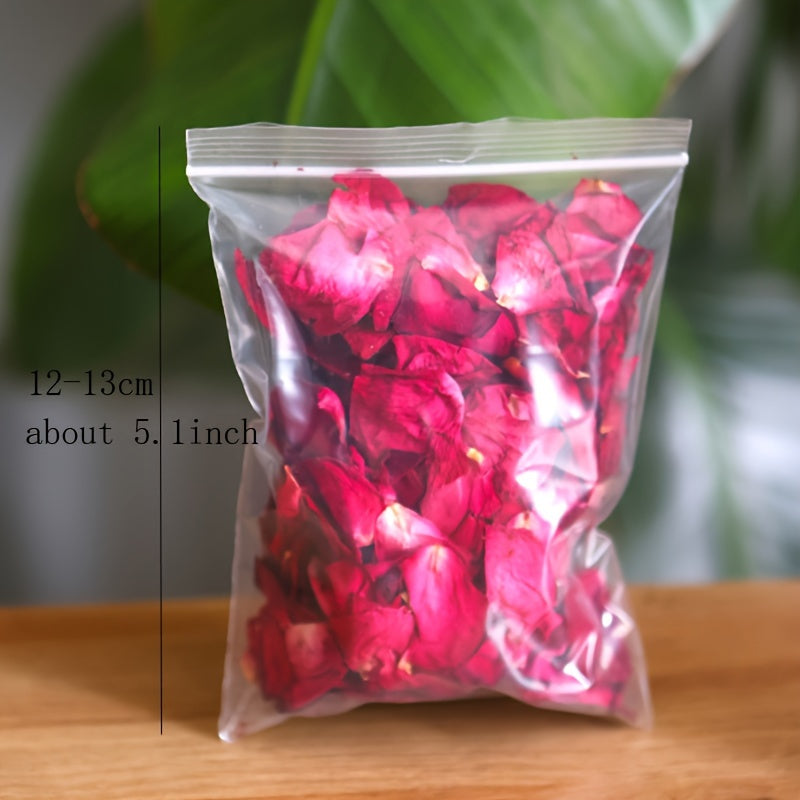 Real Dried Rose Petals Pack - 20g/50g/100g/250g | Perfect for Spa, Baths, Weddings, Confetti & DIY Crafts | No Electricity Needed | Feather-Free Home Decor