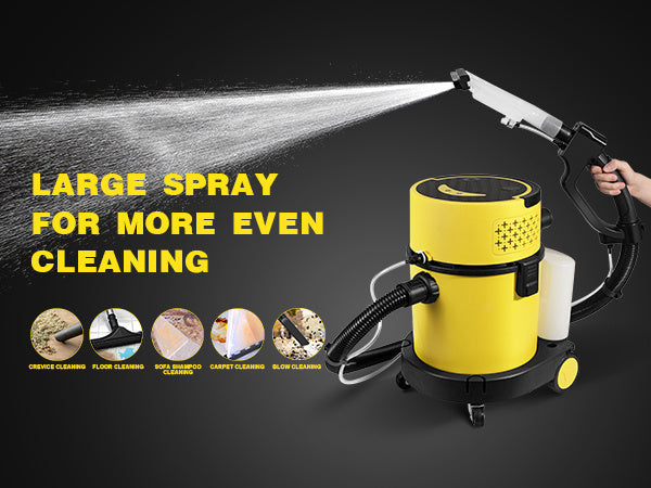 Ultimate 5.5 Peak HP 4-in-1 Portable Vacuum: 6 Gallon Wet/ Dry Shop Vac Carpet Cleaner for Home and Shop - Ideal for Carpets, Floors, Upholstery, Cars, and More!