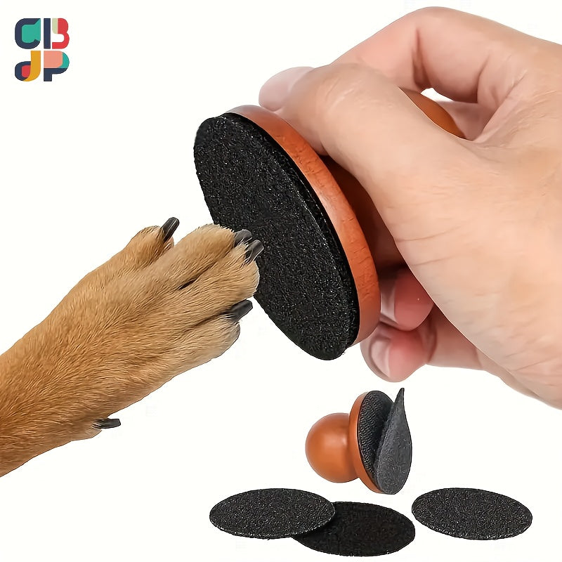 Stress-Free Dog Nail File - Durable PP Material, Scratch Square Design for Small Pets