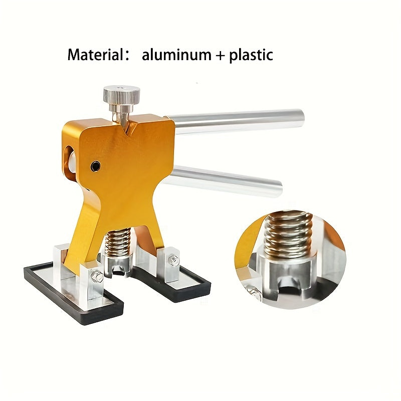 1pc Paintless Body Dent Repair Kit, Fix Car Dents Instantly - Paintless Body Dent Repair Kit with Puller Tabs Mats for Minor Damage